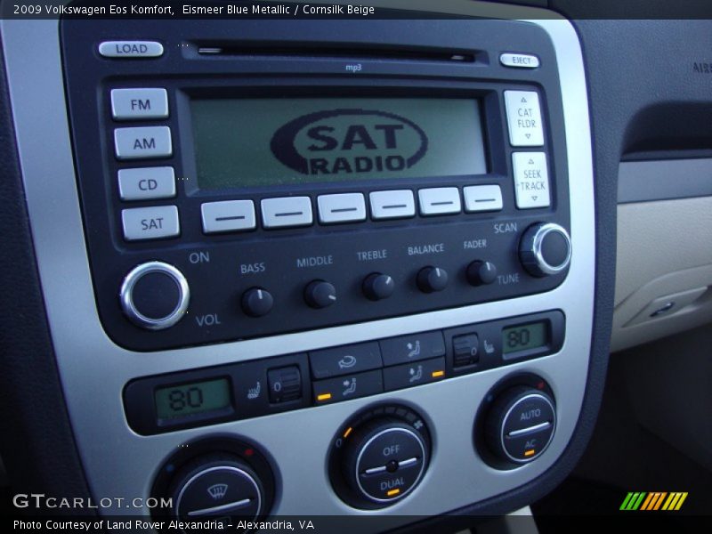 Eismeer Blue Metallic / Cornsilk Beige 2009 Volkswagen Eos Komfort