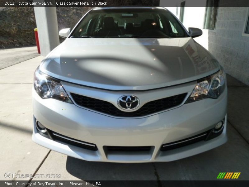 Classic Silver Metallic / Black 2012 Toyota Camry SE V6