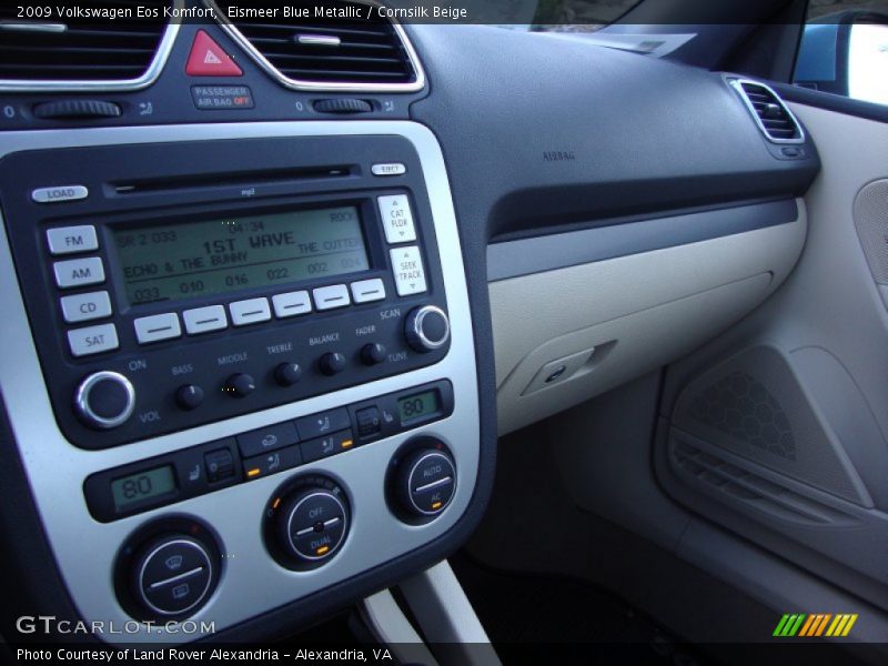 Eismeer Blue Metallic / Cornsilk Beige 2009 Volkswagen Eos Komfort