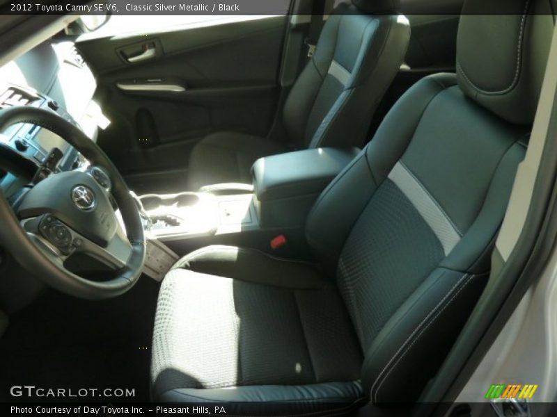 Classic Silver Metallic / Black 2012 Toyota Camry SE V6