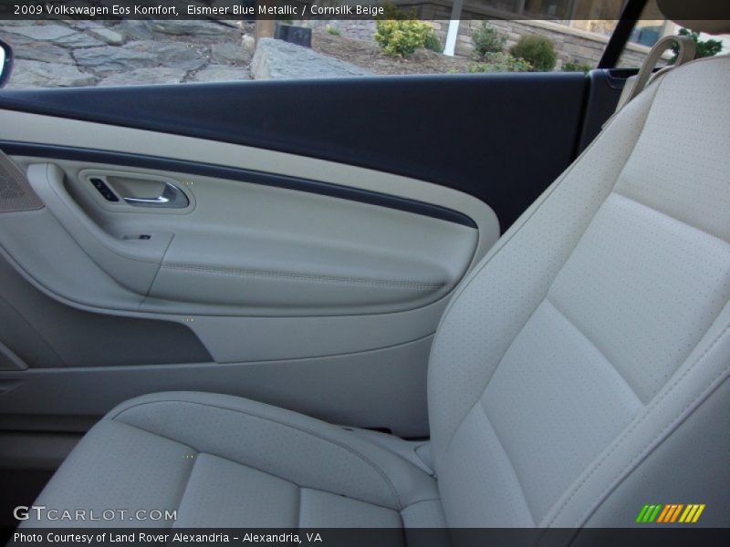 Eismeer Blue Metallic / Cornsilk Beige 2009 Volkswagen Eos Komfort