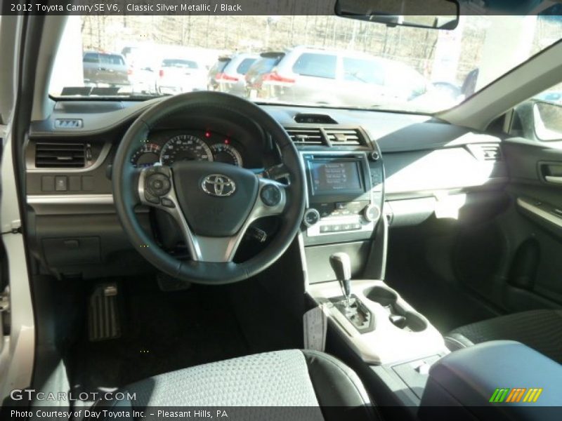Classic Silver Metallic / Black 2012 Toyota Camry SE V6