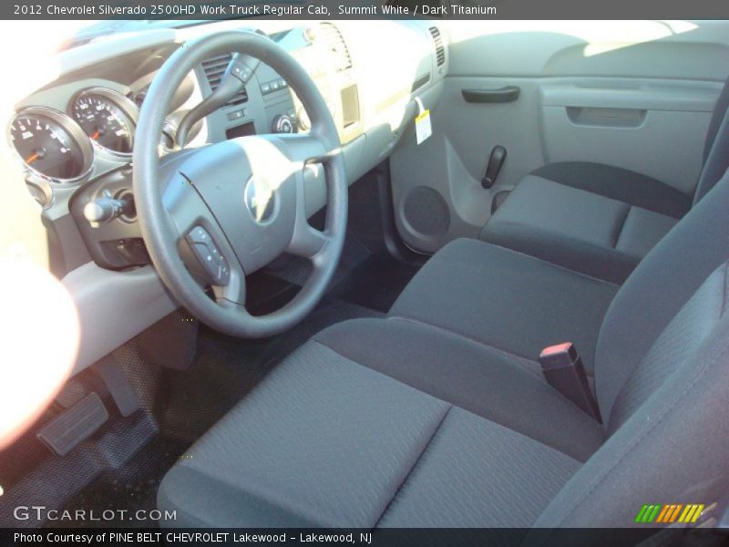 Summit White / Dark Titanium 2012 Chevrolet Silverado 2500HD Work Truck Regular Cab