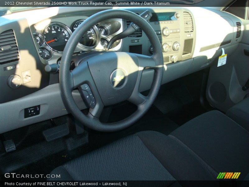 Summit White / Dark Titanium 2012 Chevrolet Silverado 2500HD Work Truck Regular Cab