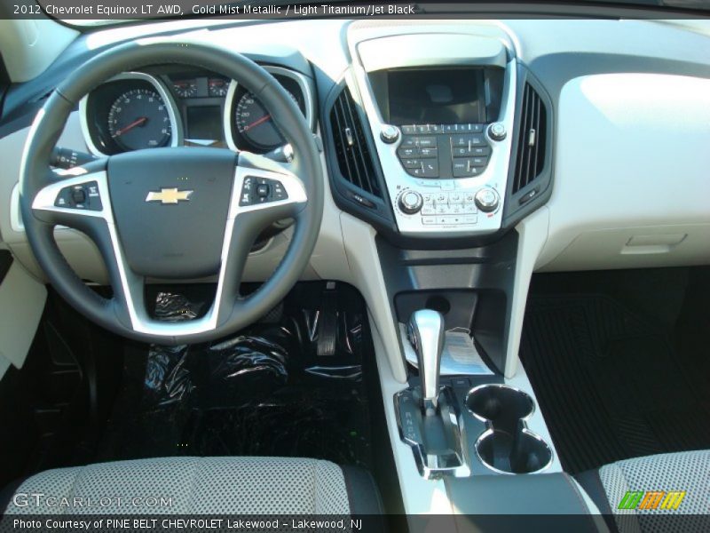 Gold Mist Metallic / Light Titanium/Jet Black 2012 Chevrolet Equinox LT AWD