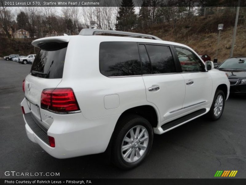 Starfire White Pearl / Cashmere 2011 Lexus LX 570