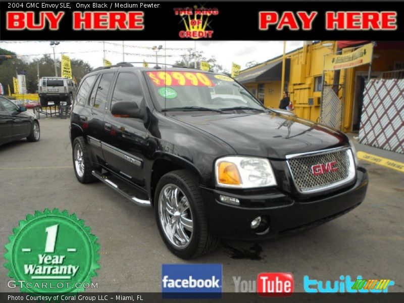 Onyx Black / Medium Pewter 2004 GMC Envoy SLE