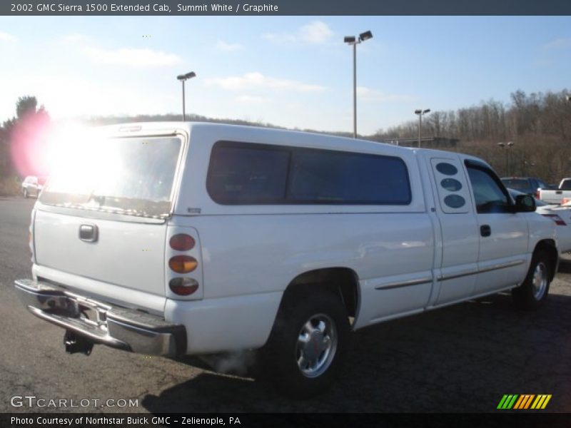Summit White / Graphite 2002 GMC Sierra 1500 Extended Cab