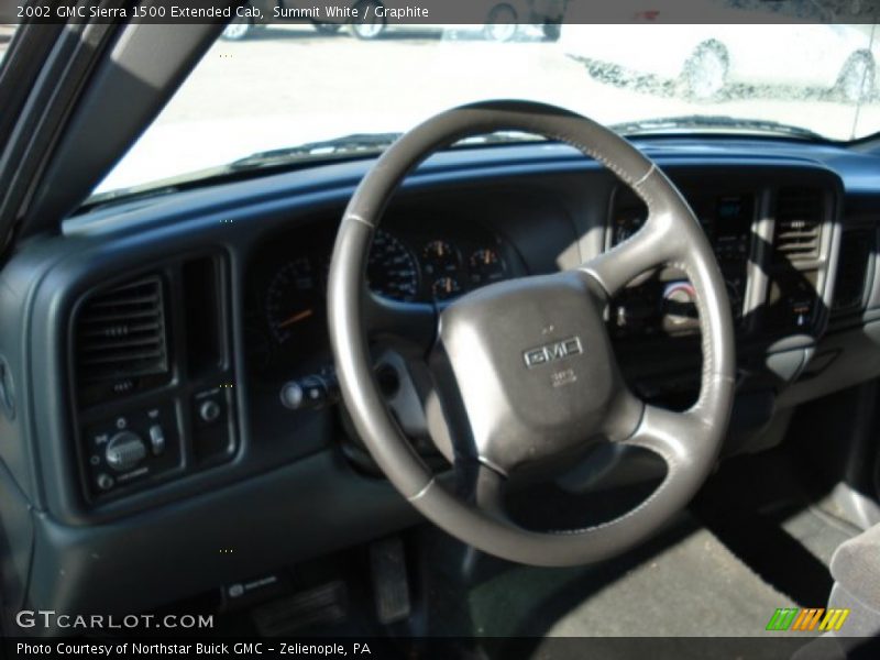 Summit White / Graphite 2002 GMC Sierra 1500 Extended Cab