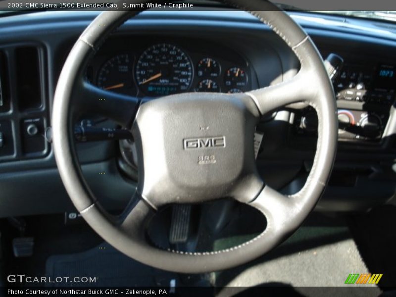 Summit White / Graphite 2002 GMC Sierra 1500 Extended Cab