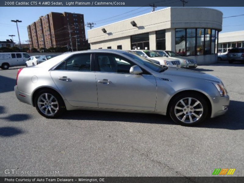Light Platinum / Cashmere/Cocoa 2008 Cadillac CTS 4 AWD Sedan
