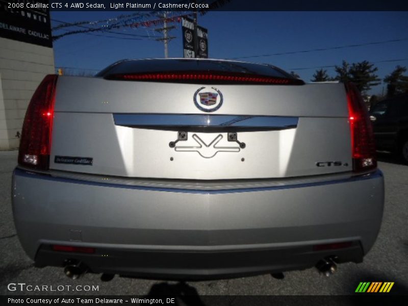 Light Platinum / Cashmere/Cocoa 2008 Cadillac CTS 4 AWD Sedan