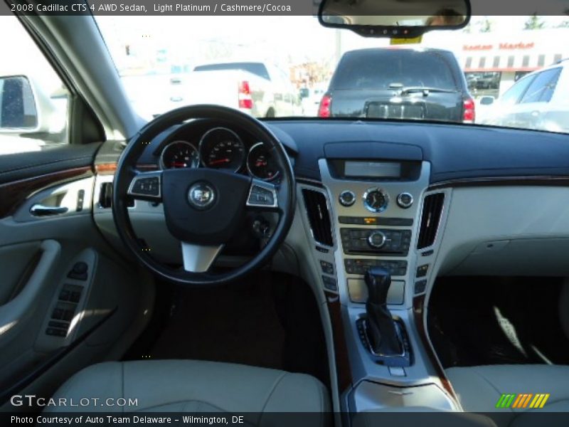 Light Platinum / Cashmere/Cocoa 2008 Cadillac CTS 4 AWD Sedan