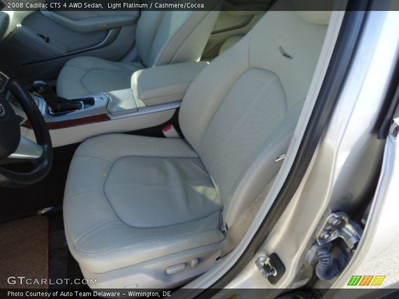 Light Platinum / Cashmere/Cocoa 2008 Cadillac CTS 4 AWD Sedan