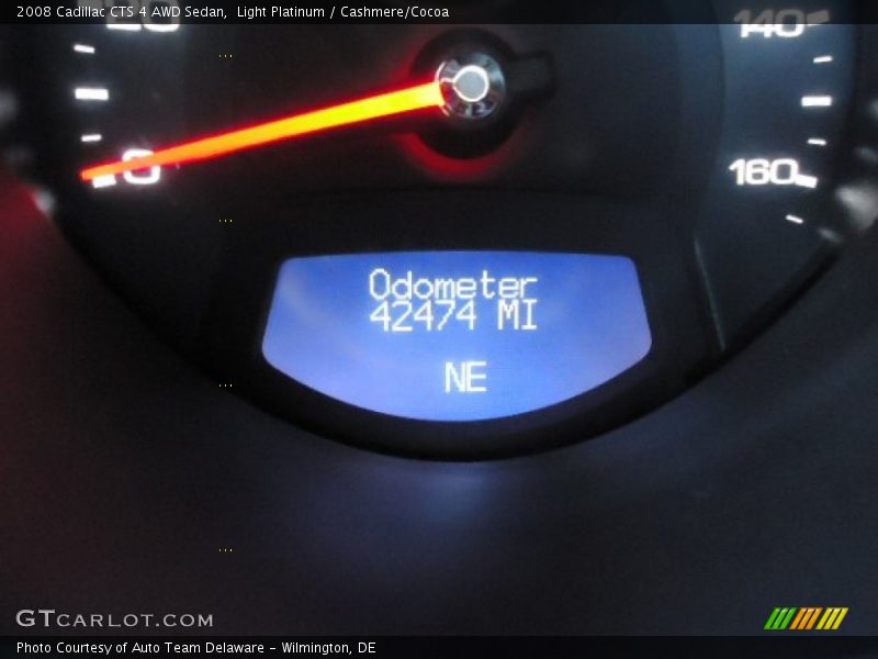 Light Platinum / Cashmere/Cocoa 2008 Cadillac CTS 4 AWD Sedan