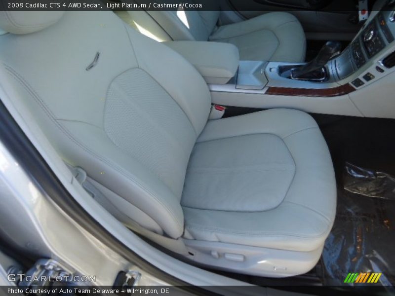 Light Platinum / Cashmere/Cocoa 2008 Cadillac CTS 4 AWD Sedan