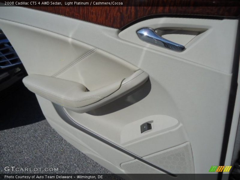 Light Platinum / Cashmere/Cocoa 2008 Cadillac CTS 4 AWD Sedan