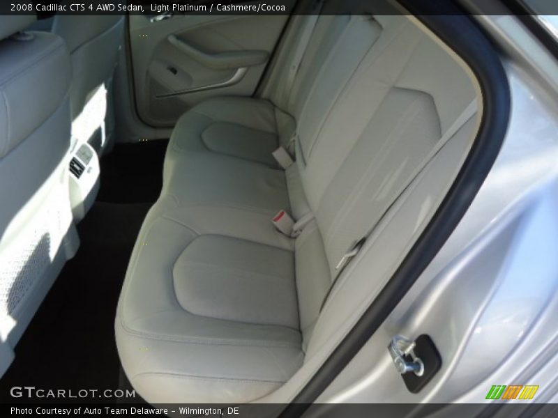 Light Platinum / Cashmere/Cocoa 2008 Cadillac CTS 4 AWD Sedan
