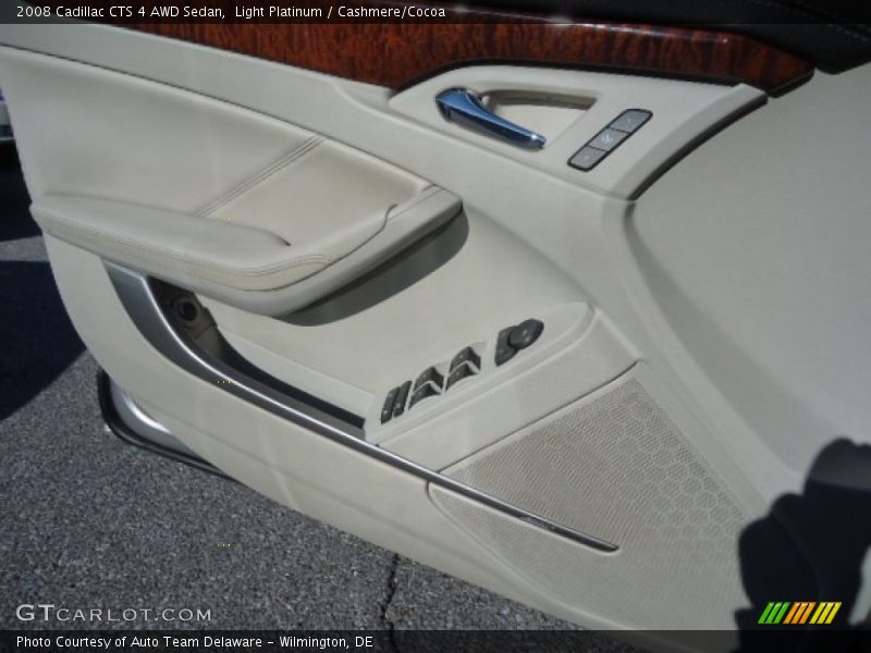 Light Platinum / Cashmere/Cocoa 2008 Cadillac CTS 4 AWD Sedan