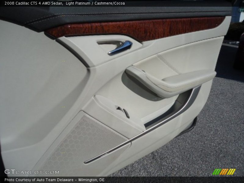 Light Platinum / Cashmere/Cocoa 2008 Cadillac CTS 4 AWD Sedan