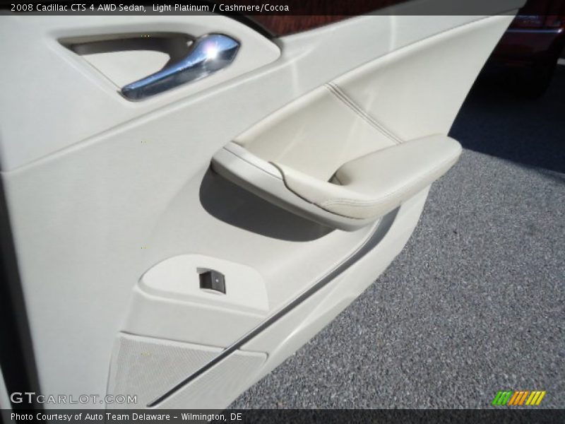 Light Platinum / Cashmere/Cocoa 2008 Cadillac CTS 4 AWD Sedan