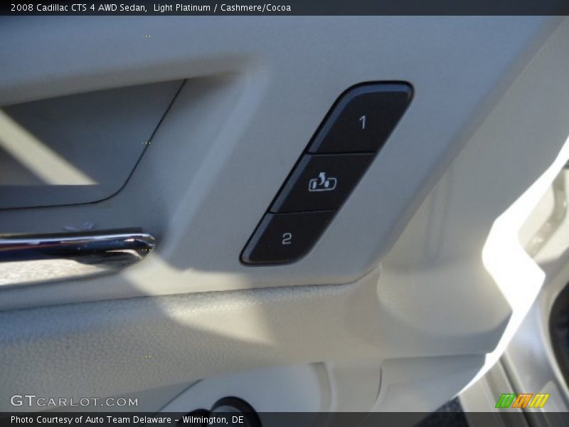 Light Platinum / Cashmere/Cocoa 2008 Cadillac CTS 4 AWD Sedan