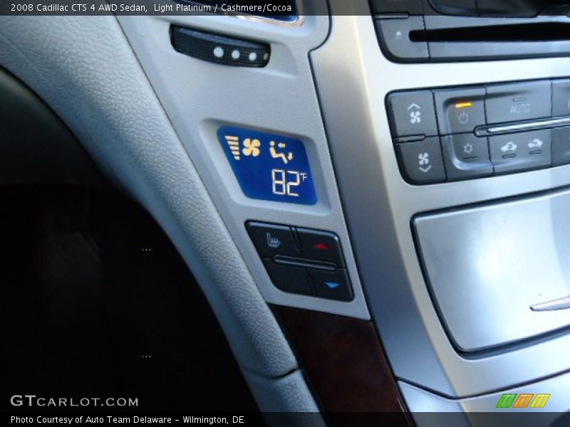Light Platinum / Cashmere/Cocoa 2008 Cadillac CTS 4 AWD Sedan