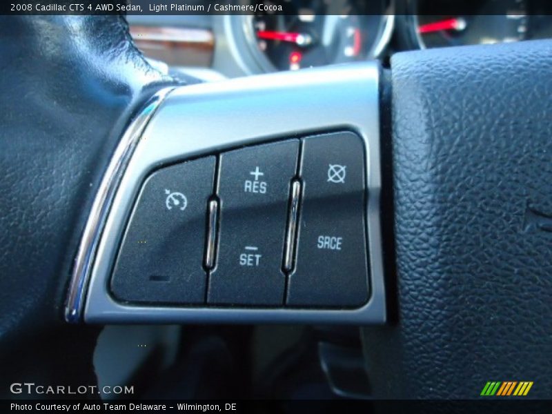 Light Platinum / Cashmere/Cocoa 2008 Cadillac CTS 4 AWD Sedan