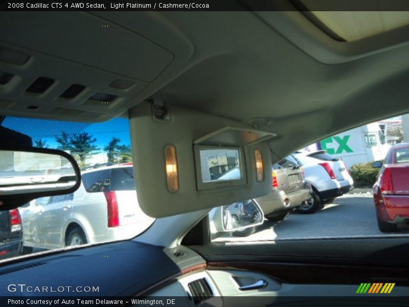 Light Platinum / Cashmere/Cocoa 2008 Cadillac CTS 4 AWD Sedan