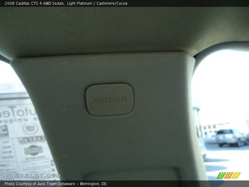 Light Platinum / Cashmere/Cocoa 2008 Cadillac CTS 4 AWD Sedan