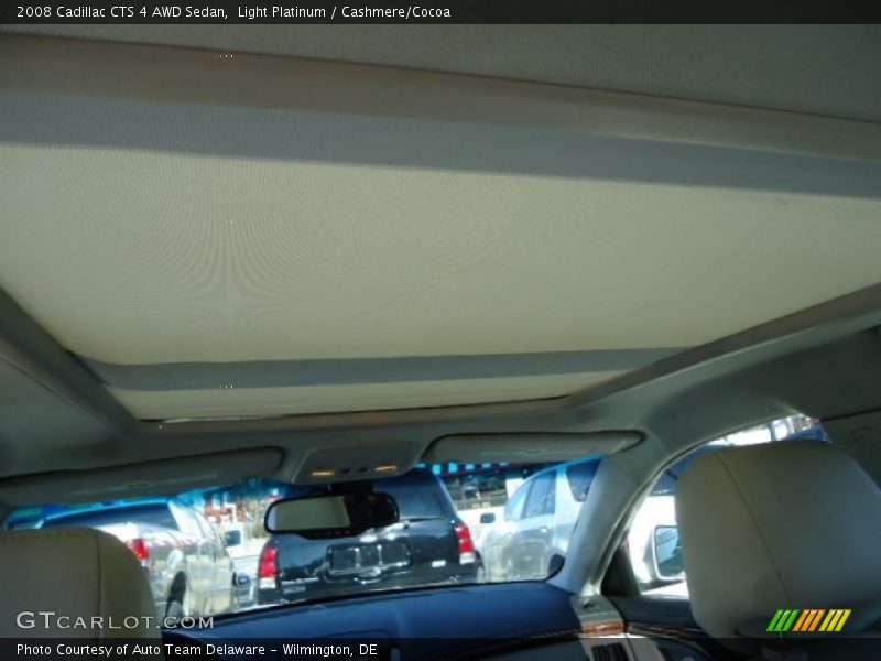 Light Platinum / Cashmere/Cocoa 2008 Cadillac CTS 4 AWD Sedan