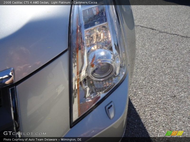 Light Platinum / Cashmere/Cocoa 2008 Cadillac CTS 4 AWD Sedan