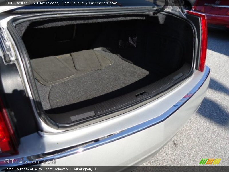 Light Platinum / Cashmere/Cocoa 2008 Cadillac CTS 4 AWD Sedan