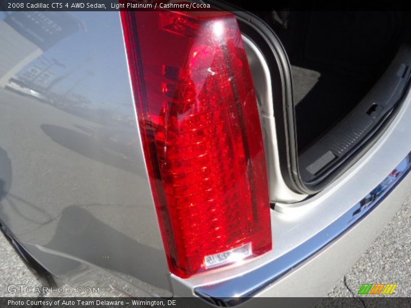 Light Platinum / Cashmere/Cocoa 2008 Cadillac CTS 4 AWD Sedan