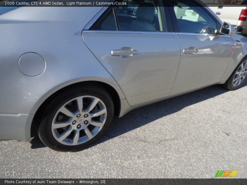 Light Platinum / Cashmere/Cocoa 2008 Cadillac CTS 4 AWD Sedan