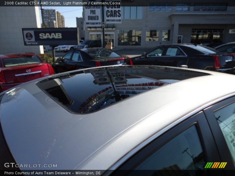 Light Platinum / Cashmere/Cocoa 2008 Cadillac CTS 4 AWD Sedan
