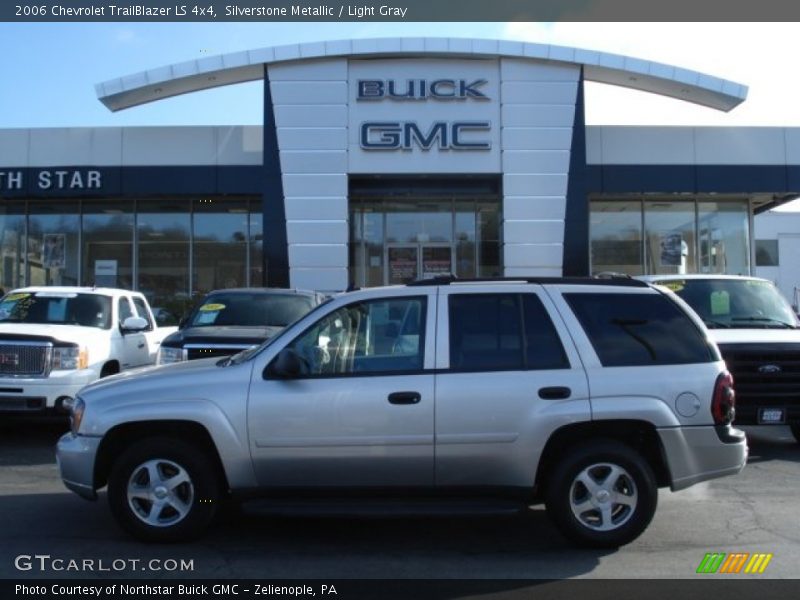 Silverstone Metallic / Light Gray 2006 Chevrolet TrailBlazer LS 4x4