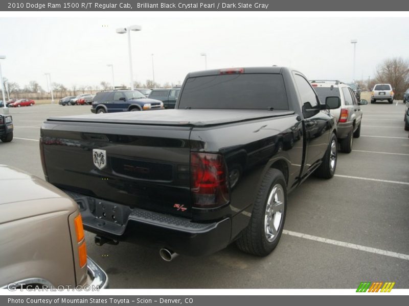 Brilliant Black Crystal Pearl / Dark Slate Gray 2010 Dodge Ram 1500 R/T Regular Cab