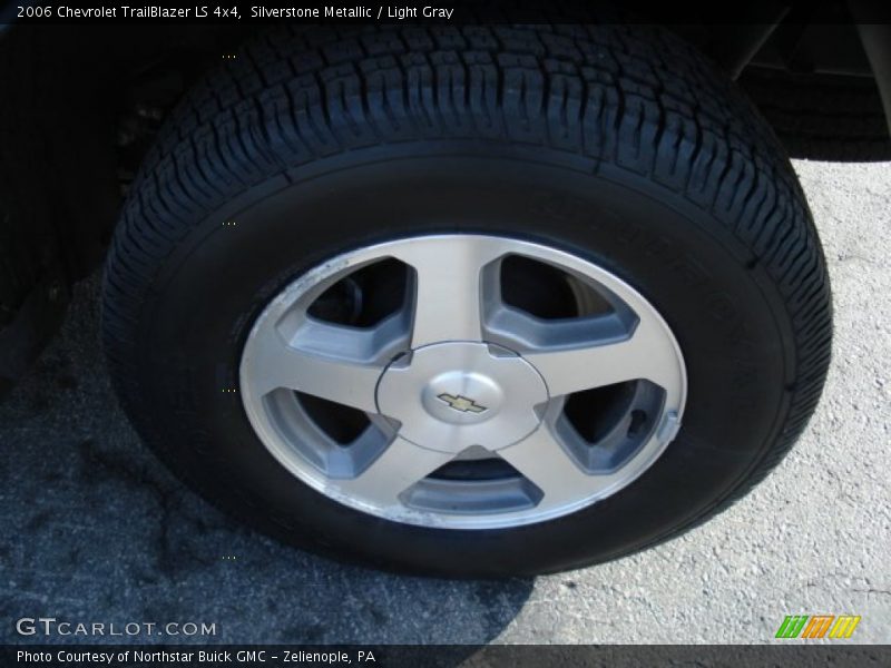 Silverstone Metallic / Light Gray 2006 Chevrolet TrailBlazer LS 4x4