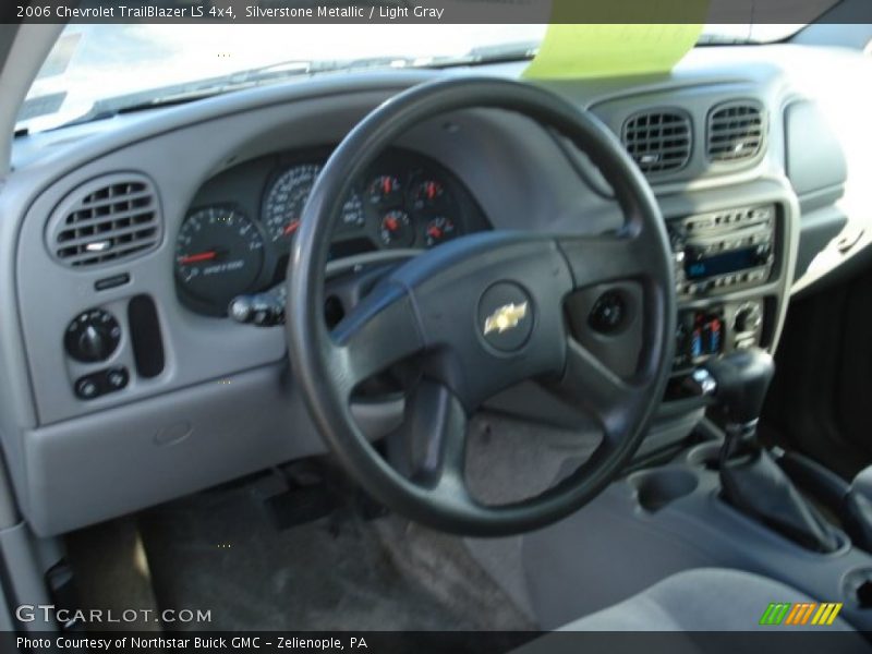 Silverstone Metallic / Light Gray 2006 Chevrolet TrailBlazer LS 4x4