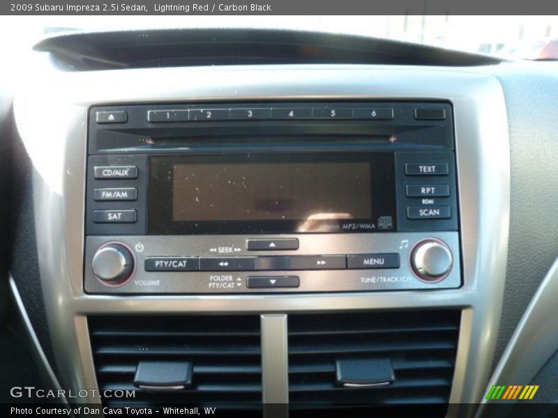 Lightning Red / Carbon Black 2009 Subaru Impreza 2.5i Sedan