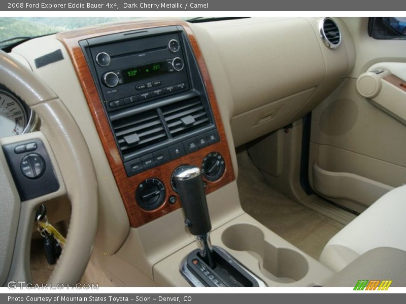 Dark Cherry Metallic / Camel 2008 Ford Explorer Eddie Bauer 4x4