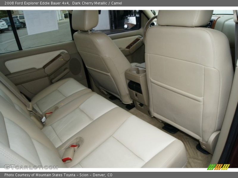 Dark Cherry Metallic / Camel 2008 Ford Explorer Eddie Bauer 4x4