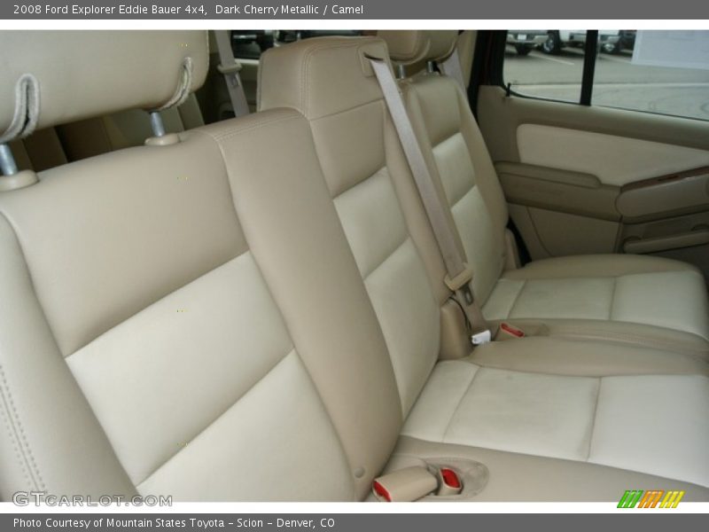 Dark Cherry Metallic / Camel 2008 Ford Explorer Eddie Bauer 4x4