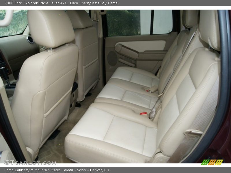 Dark Cherry Metallic / Camel 2008 Ford Explorer Eddie Bauer 4x4