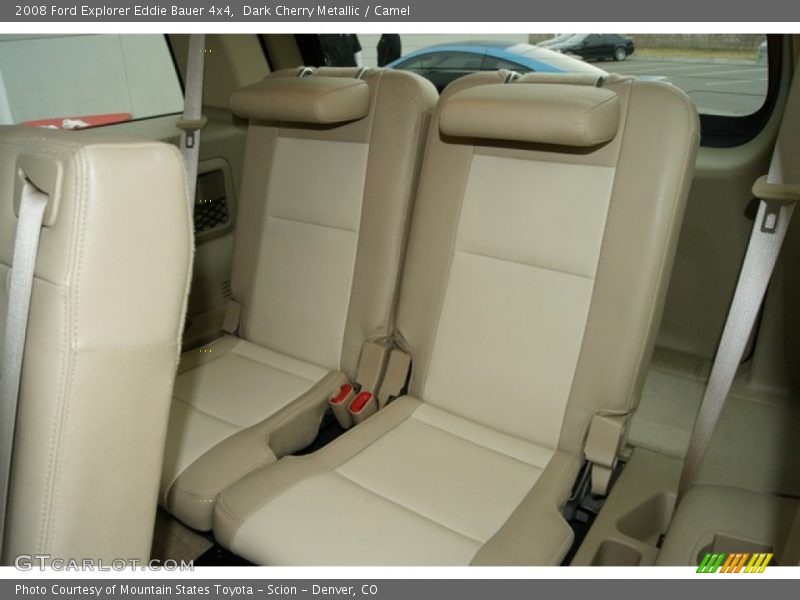 Dark Cherry Metallic / Camel 2008 Ford Explorer Eddie Bauer 4x4