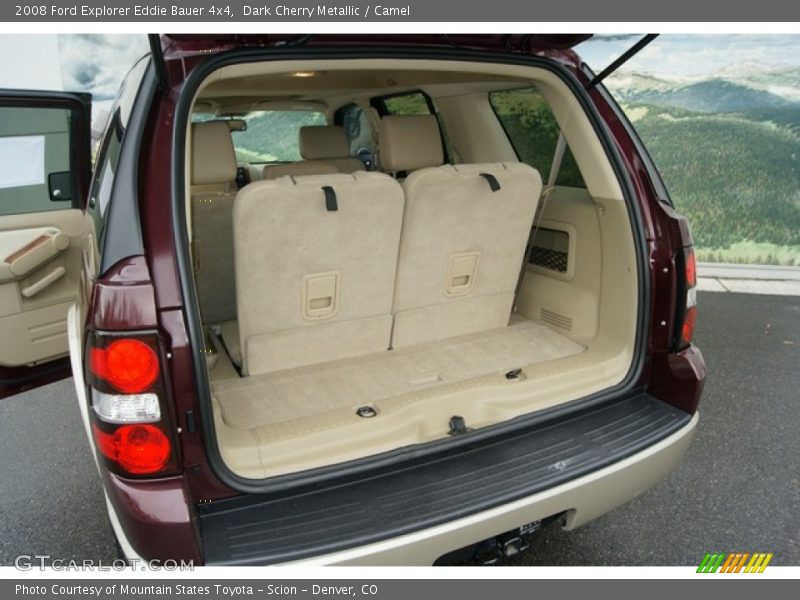 Dark Cherry Metallic / Camel 2008 Ford Explorer Eddie Bauer 4x4