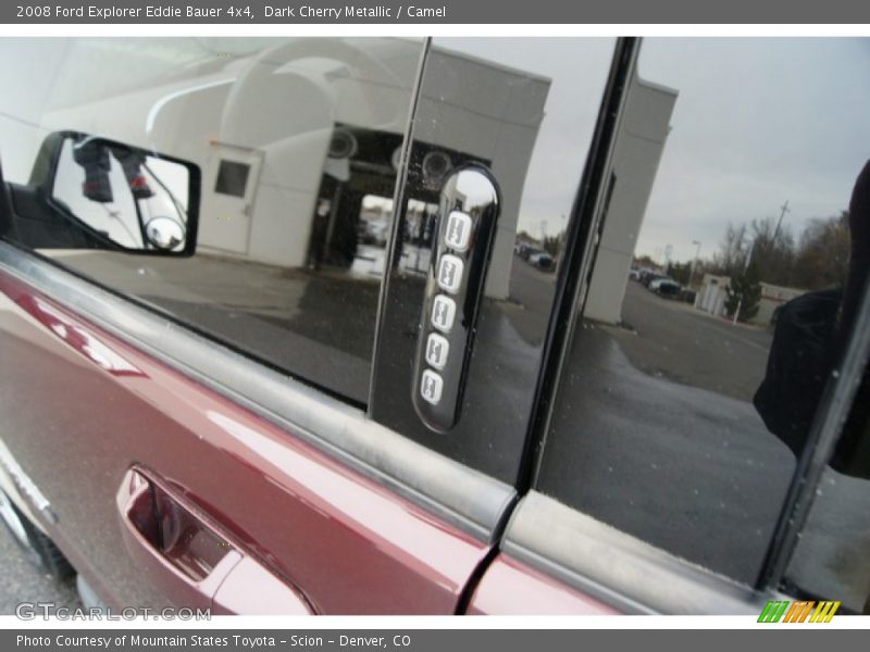 Dark Cherry Metallic / Camel 2008 Ford Explorer Eddie Bauer 4x4