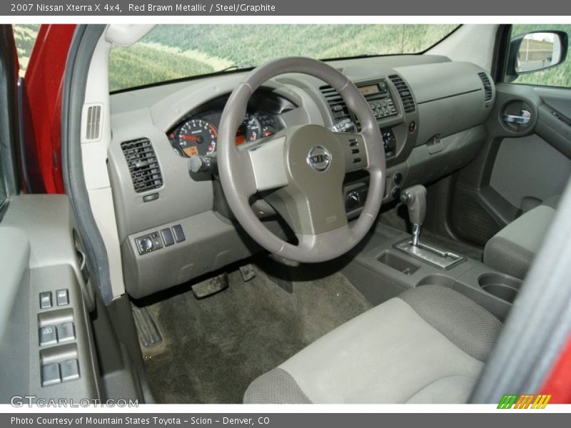 Red Brawn Metallic / Steel/Graphite 2007 Nissan Xterra X 4x4