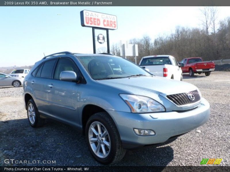 Breakwater Blue Metallic / Parchment 2009 Lexus RX 350 AWD